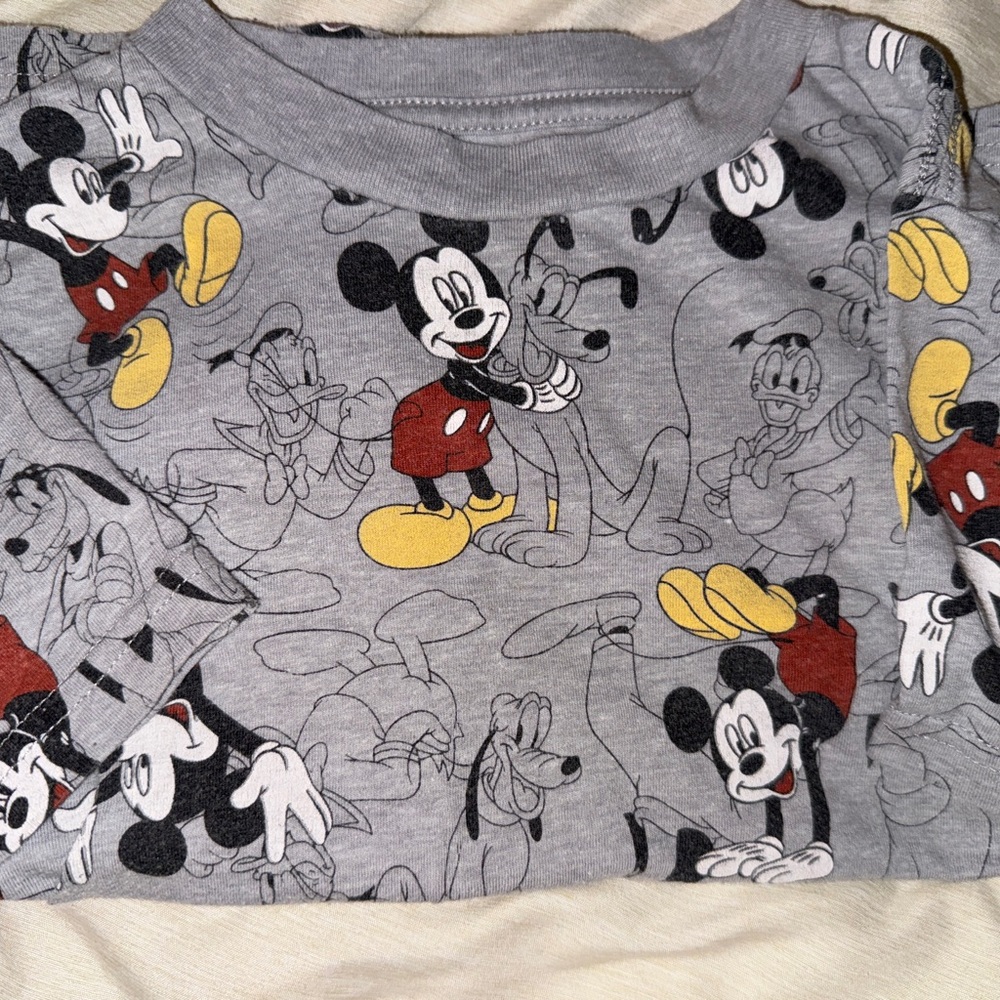 Grey Mickey Mouse Shirt